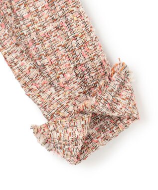 BEIGE， 【Oggi 4月号掲載】TEASEL / オーバーサイズツイードジャケット PINK MIX