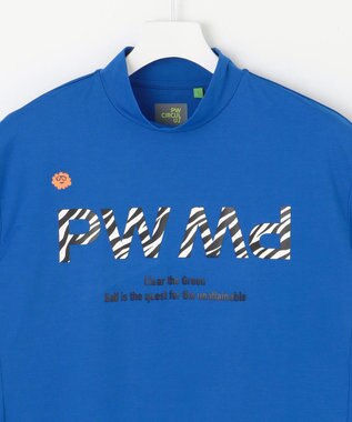 PW CIRCULUS 【UVカット / 吸水速乾 / 伸縮性抜群】【MEN】メッシュポケットモック ブルー系