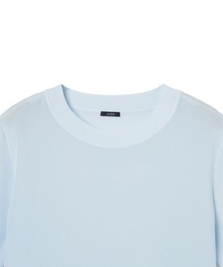 JOSEPH クレープ ド ソワ　ブラウス Oxford blue