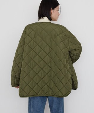 AMERICAN HOLIC 軽ポカリバーシブルキルティングコート Khaki