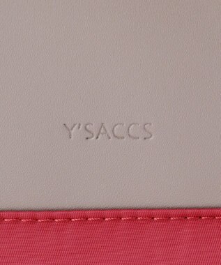 Y'SACCS ナイロン×リサイクルレザー　コンビマルチリュック ワイン