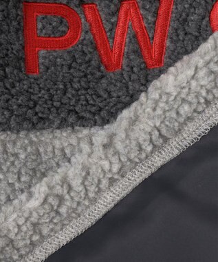 PW CIRCULUS 【WOMEN】【撥水/防風】ボア ハーフジップ フーデッド プルオーバー ネイビー系