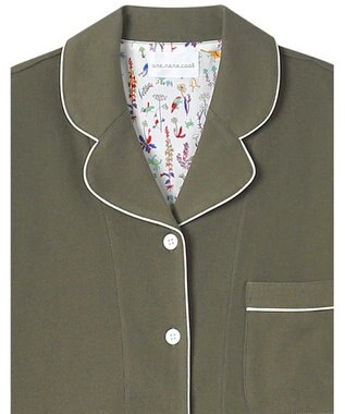 une nana cool 【綿100％】フライスパジャマ　ＭＡＤＥ　ＷＩＴＨ　ＬＩＢＥＲＴＹ　ＦＡＢＲＩＣ OB