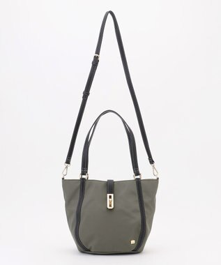 LA BAGAGERIE ポリエステルオックス2wayトート グレー