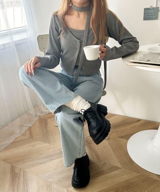 WEGO レースアップシューズ ブラック