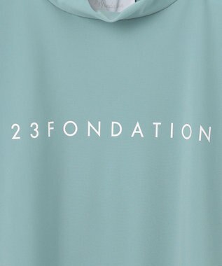 23区GOLF 【23Fondation/WOMEN】ハイテンション モックネック サックスブルー系