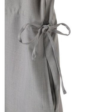 Green Parks ・ＥＬＥＮＣＡＲＥ　ＤＵＥリネンライクドロストワンピース Gray