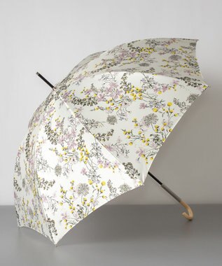 AURORA ジルスチュアート　フラワープリント長傘 ライトパープル