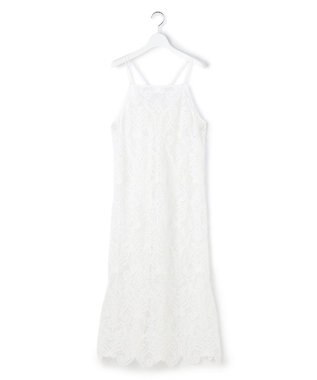 23区 【先行予約】ペイズリーレース キャミソールワンピース ホワイト系
