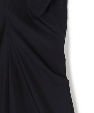 BEIGE， MALLOW / コットンタック バルーンスリーブドレス Black