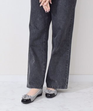 Bridget Birkin 【Bridget Birkin Walk】ラメリボンウォーキングパンプス グレーコンビ