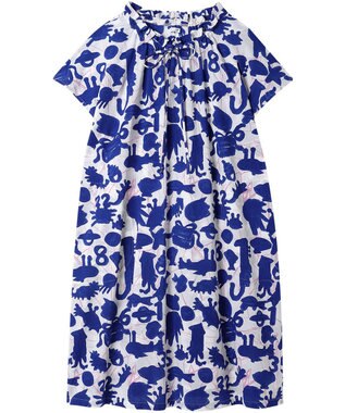 tsumori chisato SLEEP ツモリチサト ワンピース 綿100%(本体) ローン素材 4分袖 ロング丈 レディース UNT112 /ワコール アイボリー