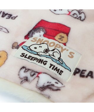 PET PARADISE スヌーピー 着る毛布  《うたたね柄》 中型犬 大型犬 ベージュ