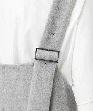 23区 【GOLD LABEL】シャギーウール ワンピース グレー系