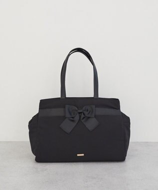 Maison de FLEUR グログランリボン3ルームトートバッグ