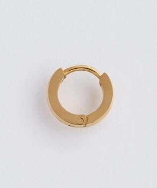 Phoebe 【金属アレルギー対応】ワンタッチメタルフープミニピアス(片耳)/サージカルステンレス ゴールド ゴールド