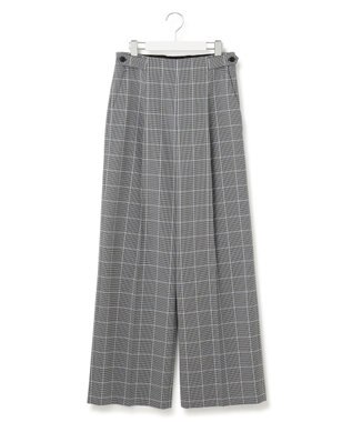 23区 【洗える】ガンクラブプレイドチェック パンツ グレーチェック