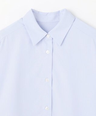 ANY 【手洗い可能/抗菌防臭/UVカット/速乾】レギュラーカラーシャツ ライトブルー
