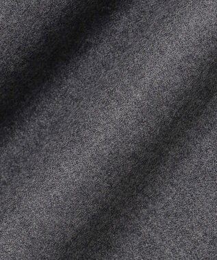 組曲 ウールジョーゼット スリットネックワンピース グレー系