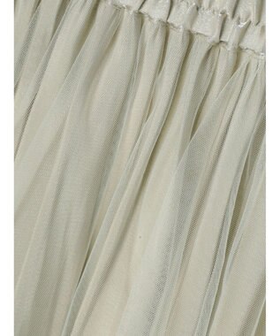 Green Parks ２ｗａｙ　リバーシブルシャイニーチュールスカート Ivory