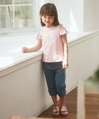 ANY KIDS 接触冷感しろくまパンツ インディゴ