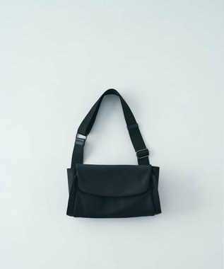 MIYABIYA LAQUOH【撥水加工】ミニマルナイロン ボディバッグ ブラック