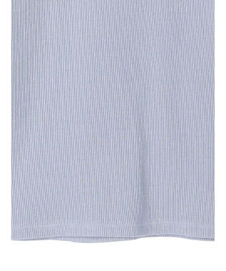 earth music&ecology レースＶネックテレコインナー Grayish Blue