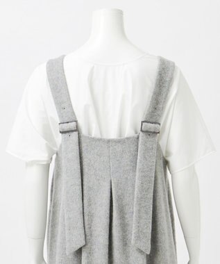 23区 【GOLD LABEL】シャギーウール ワンピース グレー系