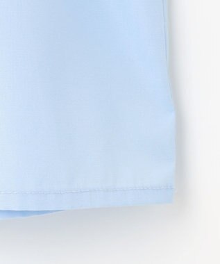 組曲 KIDS 【150-160㎝】レースペプラム ブラウス サックスブルー