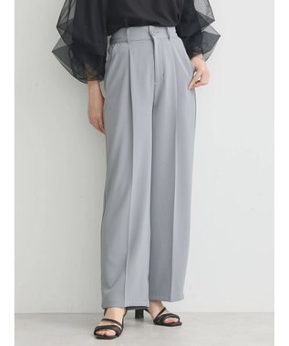 earth music&ecology タックストレートパンツ