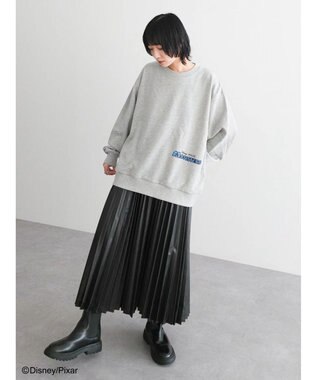 Green Parks モンスターズ・インク／バックプリントプルオーバー Gray Mixture