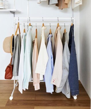 tower 収納力アップハンガーラック タワー 2段 ホワイト ホワイト