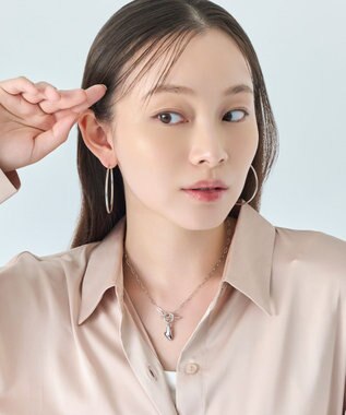 Phoebe ハートプレートチョーカーネックレス　シルバー/40cm シルバー