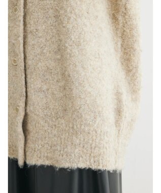 Green Parks ブークレゆるニットカーディガン Beige