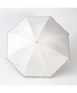 UNBILLION カシュネ cachenez / 【晴雨兼用】【日傘】 【UV カット率99.999.9％以上】PUヒートカットフリルバルーンショートパラソル ホワイト