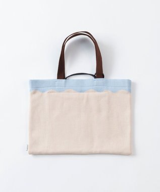 TRICOTE 【入園・入学祝い】コラージュ柄 ニットレッスンバッグ 80IVORY