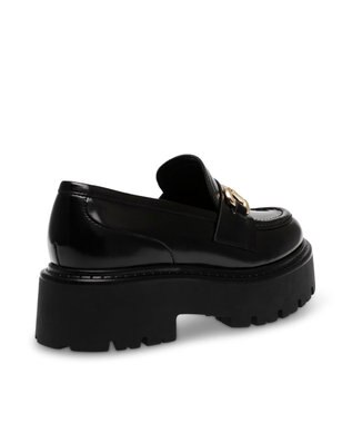 STEVE MADDEN OCCUPY 厚底ビットローファー ブラック