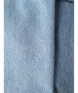 earth music&ecology フロントポケットフレアデニム Light Indigo