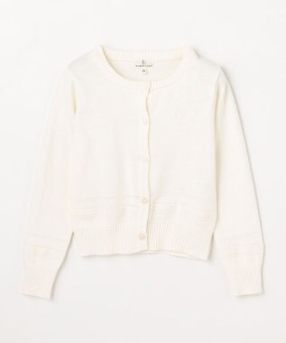 組曲 KIDS 【110-140㎝】クラシック カーディガン オフホワイト
