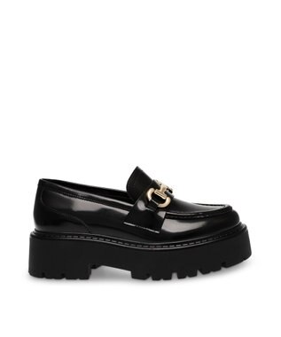 STEVE MADDEN OCCUPY 厚底ビットローファー ブラック