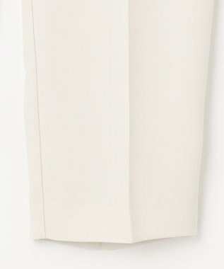 23区 L 【新色追加/洗える】ストレッチジョーゼット テーパード パンツ ベージュ系