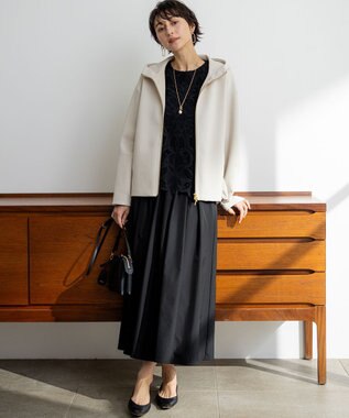 23区 【先行予約】シアーフライス レイヤード ロンTEE ブラック系