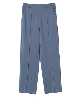 Green Parks らくスレストレートパンツ Grayish Blue