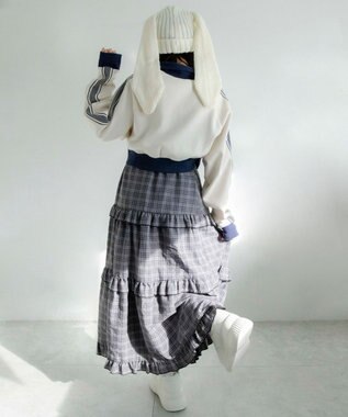 WEGO ウサミミニットキャップ オフホワイト