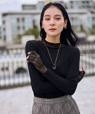 ANY L 【新色追加】シアーコンビタートル ブラックレース