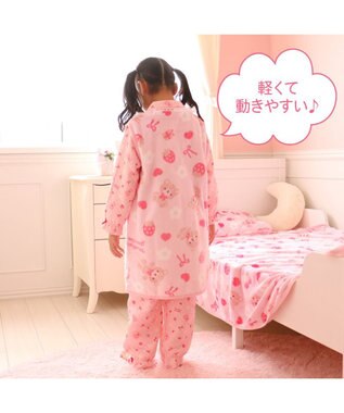 Mother garden マザーガーデン くまちゃん柄 ふわふわ あったか キッズ スリーパー  100cm～120cm / 120cm～140cm -