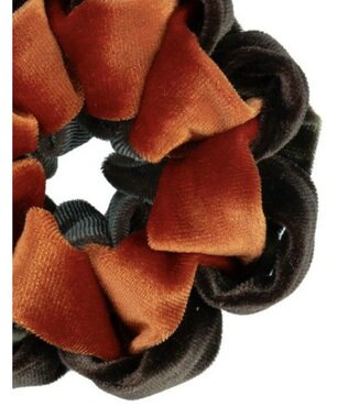 ACCA ベルベット ループシュシュ オレンジ