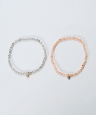 Phoebe ウィスパーストーンブレスレット　ピンク/天然石 ピンク