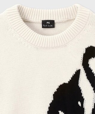 Paul Smith Cat クルーネック ニット オフホワイト