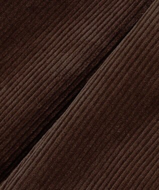PW CIRCULUS 【WOMEN】コーデュロイ テーパードパンツ ダークブラウン系
